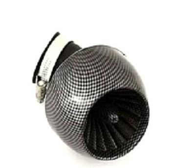 Фильтр воздушный (нулевик) Ø35mm, 45*, турбина (карбон) Мукачево - изображение 1