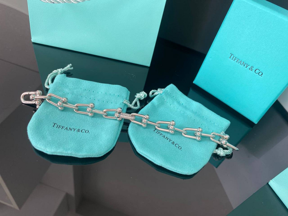 Тиффани браслет HARDWEAR / цепь серебро (покрытие) / упакован в мешочек Tiffany Одесса - изображение 3