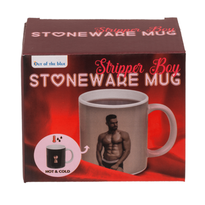 Чашка з термоефектом Stoneware Mug Stripper Boy, 300 мл Sex Aura Київ - фото 8