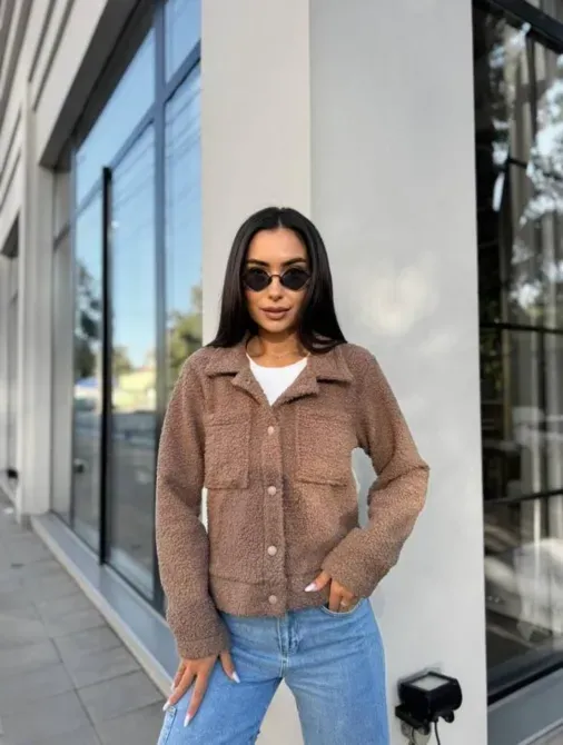 Стильна куртка Тедді весна Одеса - фото 2