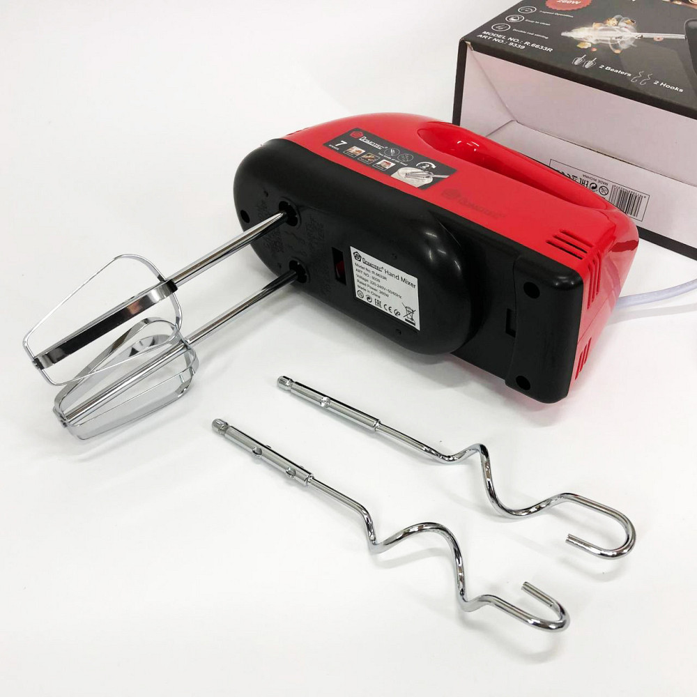 Миксер для кухонной работы DOMOTEC, Миксер для еды ручной мощный кухонный FJ-68 Львов - изображение 8