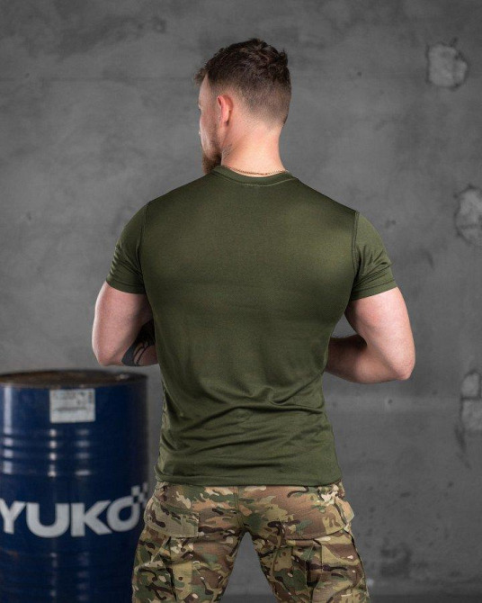 Футболка пароотводящая олива animal  РН7546 Одесса - изображение 4