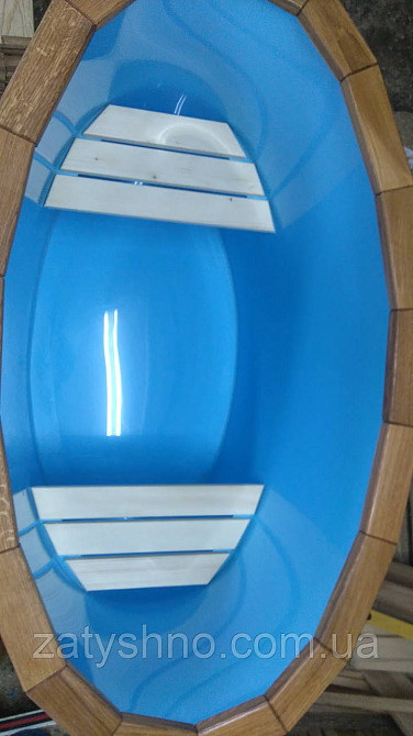 Купіль для лазні з поліпропеленовою вставкою 120*70*110 Київ - фото 4