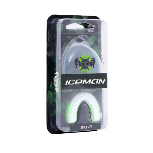 Капа одночеловестная двухкомпонентная Flamma Ice Hit, Ice Man, 11+ Вишнёвое - изображение 8