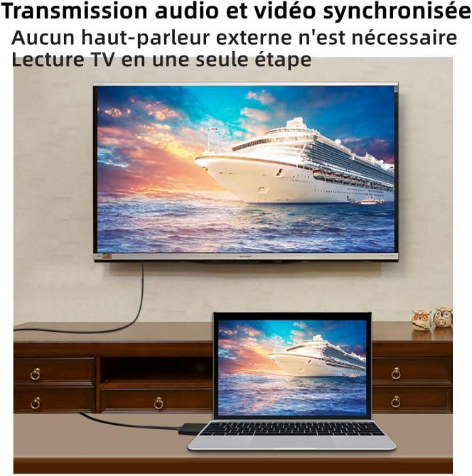 Кабель DisplayPort до HDMI 4K 1.8м позолочений Київ - фото 7