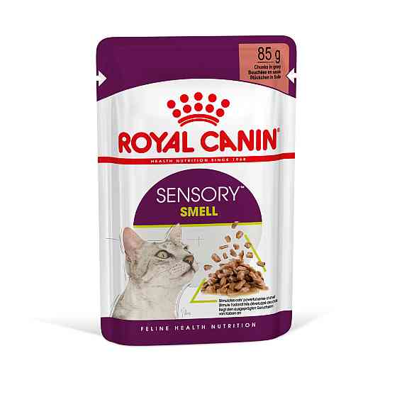 Вологий корм для дорослих котів ROYAL CANIN SENSORY SMELL GRAVY 0.085 кг, cтимулює нюхові рецептори Київ