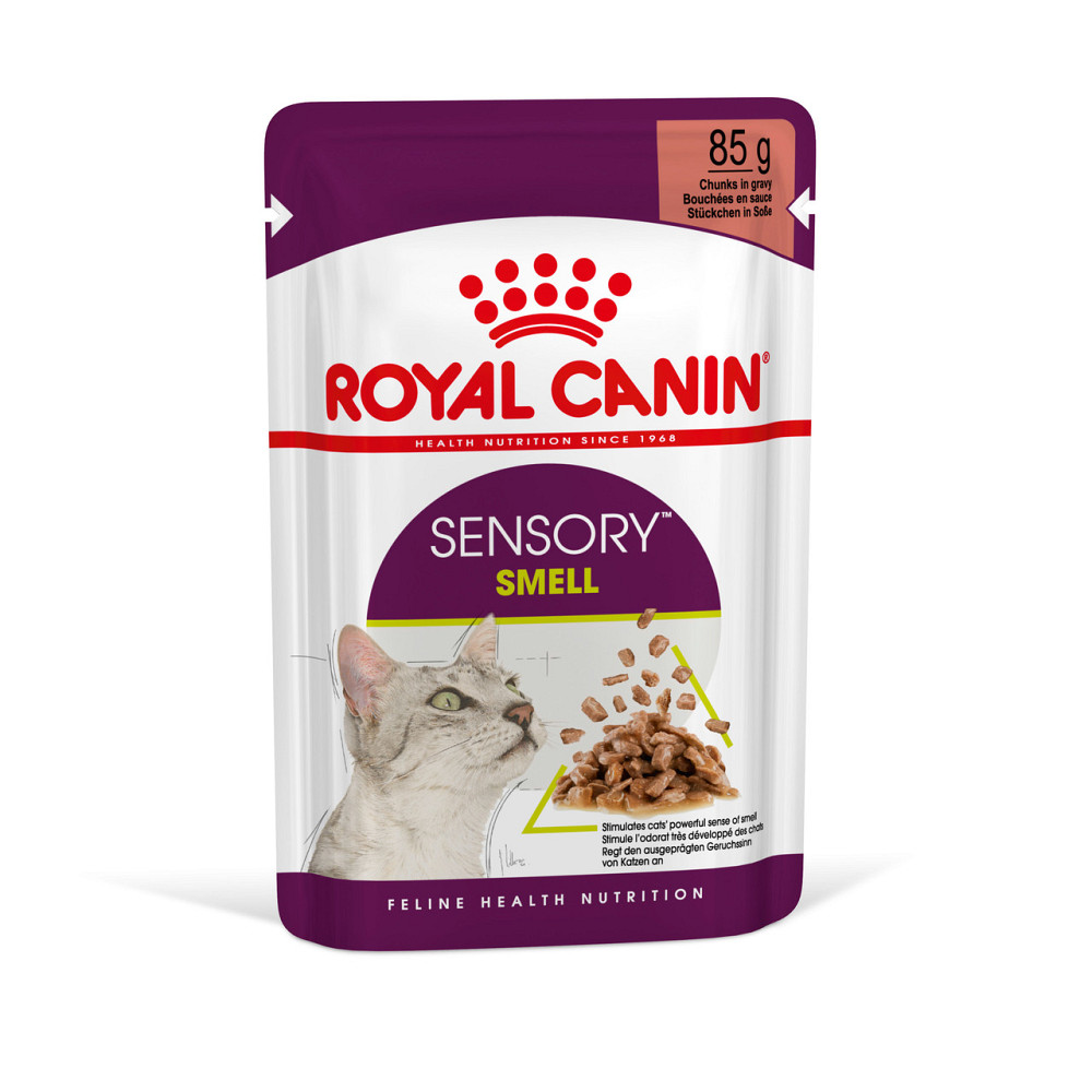 Влажный корм для взрослых кошек ROYAL CANIN SENSORY SMELL GRAVY 0.085 кг, стимулирует обонятельные рецепторы Киев - изображение 1