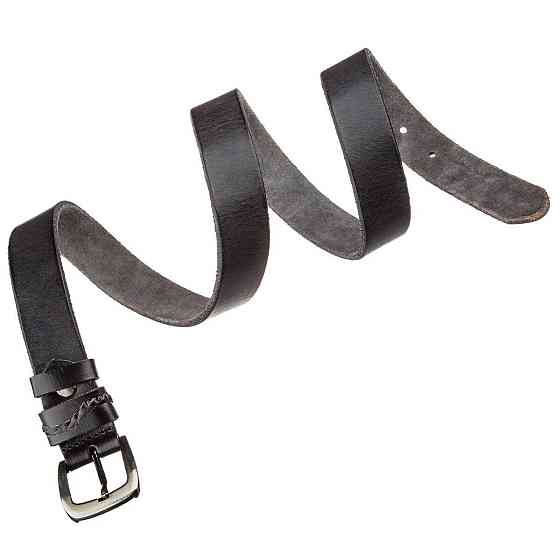 Ремень классика мужской Vintage 20123 Черный Киев