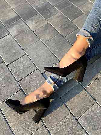 Kamengsi Туфлі жіночі Kamengsi чорні еко-замша каблук 9см 36р.37р.38р. (4733) Коломия