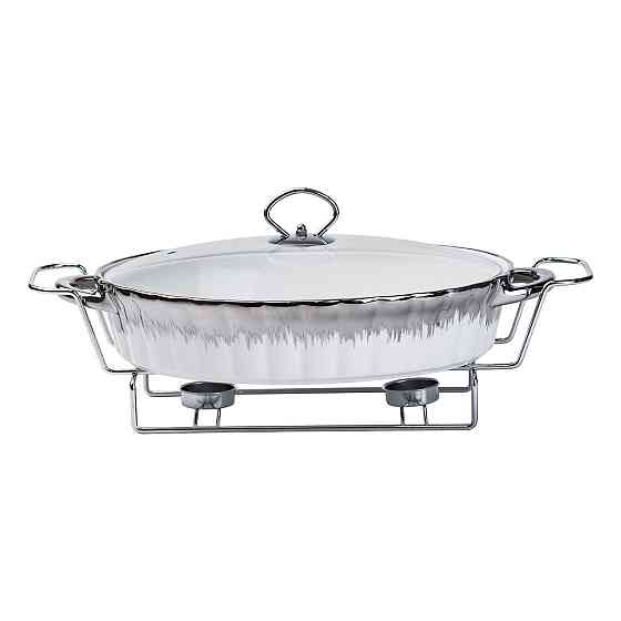 Овальная мармитница 2 л с крышкой Киев