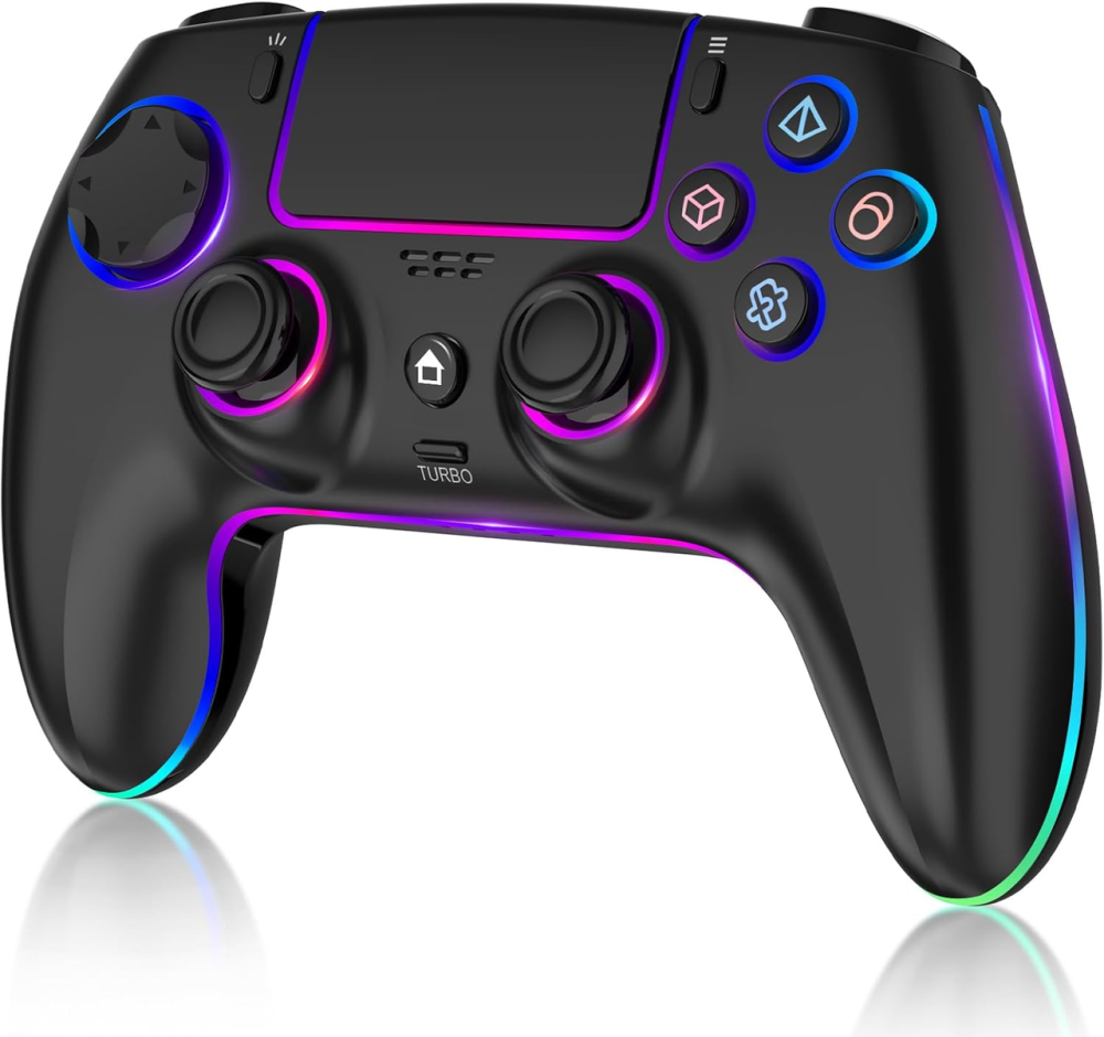 Бездротовий геймпад MYSTILUCK Hall Effect для PS5/PS5 Pro/PC/Mac/Steam Deck/iOS/Android | RGB, Turbo, 1500 мА·год Київ - фото 12