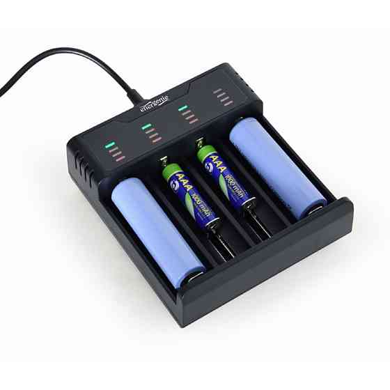 Зарядний пристрій EnerGenie BC-USB-02 для акумуляторів Ni-MH + Li-ion Киев