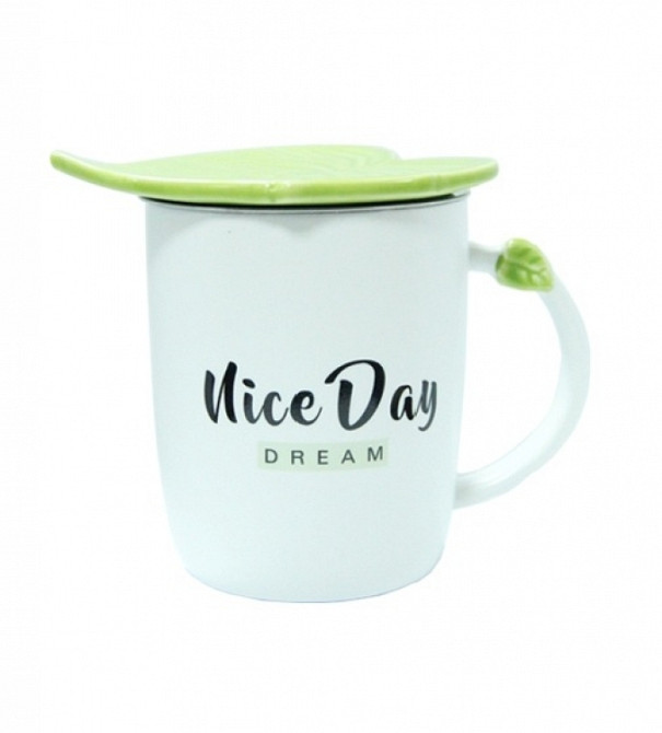 Чашка керамічна Зелений Листок Niсe Day Dream Вінниця - фото 1