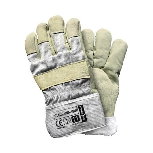 Утеплені робочі рукавиці "Reis" шкіряні зі свинячої м'якої шкіри з суцільною долонею, розмір 11 Киев - изображение 1