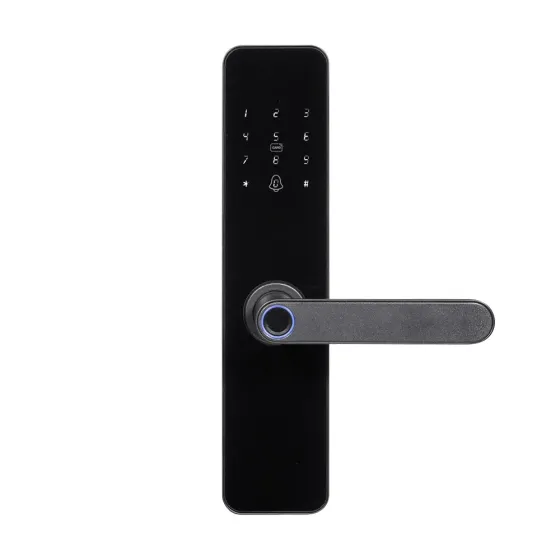 Замок біометричний автономний Trinix TRL-5110BTF Black L/R з Bluetooth, зчитувачем відбитків пальців і карт Mifare (65-00080) Киев