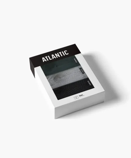 Мужские трусы Atlantic хлопок. Набор 3 шт. 3MH-197 XL Киев - изображение 2