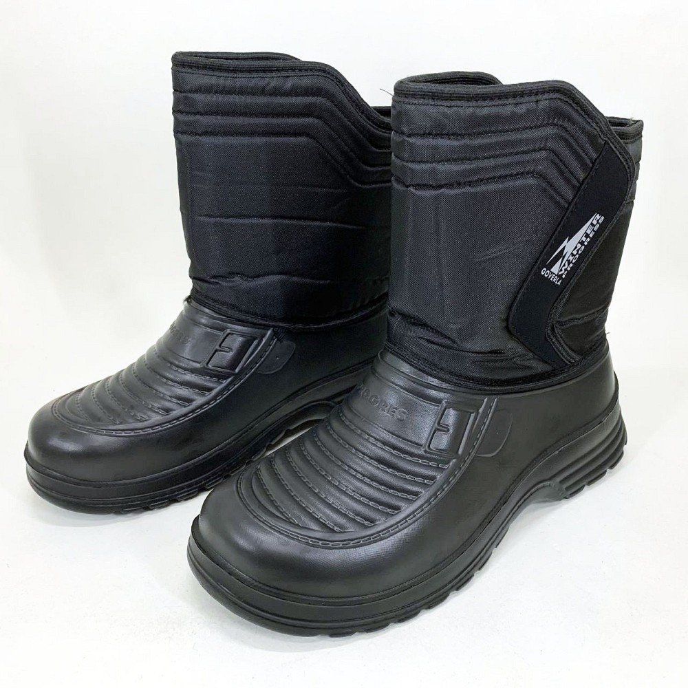 Меховые бурки 45р, Резиновые утепленные сапоги мужские короткие, Удобные рабочие сапоги UL-20 Львов - изображение 8