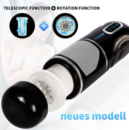 Автоматический 3D мастурбатор Gia Thrusting Cup-Hand Free Sex Aura Киев