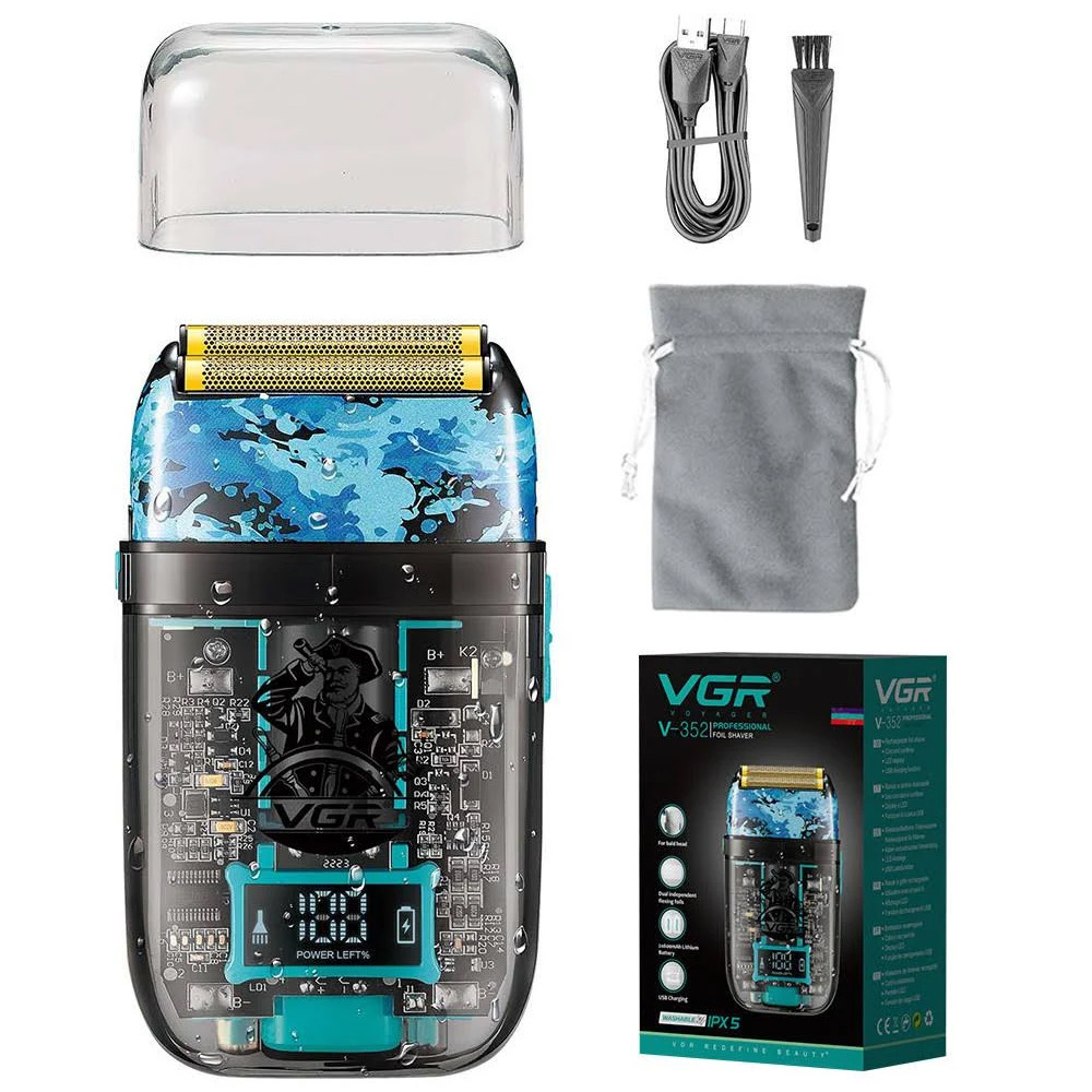 Аккумуляторная электробритва мужская,от USB,VGR V-352 SBR Киев - изображение 10
