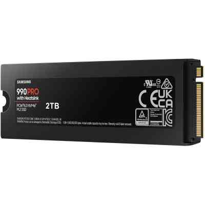 Накопитель SSD M.2 2280 2TB 990 PRO with Heatsink Samsung (MZ-V9P2T0CW) Винница