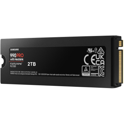 Накопитель SSD M.2 2280 2TB 990 PRO with Heatsink Samsung (MZ-V9P2T0CW) Винница - изображение 6