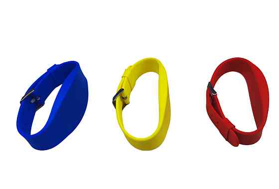 RFID браслет з чипом MIFARE SEVEN R-66 червоний Київ