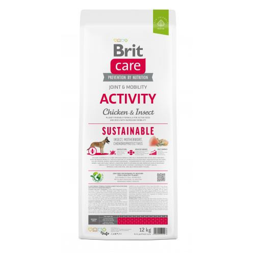 Корм сухий Brit Care Dog Sustainable Activity для дорослих собак з підвищеною активністю з куркою та комахами 12 кг Київ - фото 5