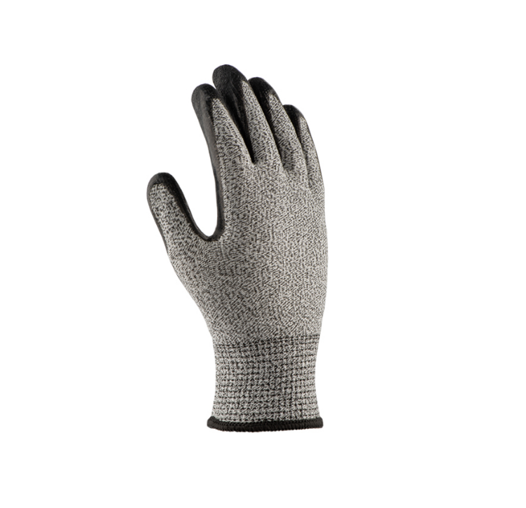 Рукавички 34016 антипоріз трикотаж латексне покриття неповний облив р.10(XL) сірий ДКГ Житомир - фото 2