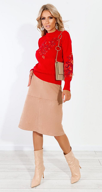 Свитер с вышивкой (42-44) Киев - изображение 2