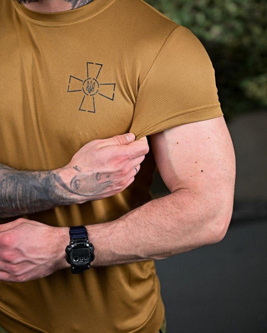 Тактична потовідвідна футболка ЗСУ coyot ПП7624 Одеса - фото 4