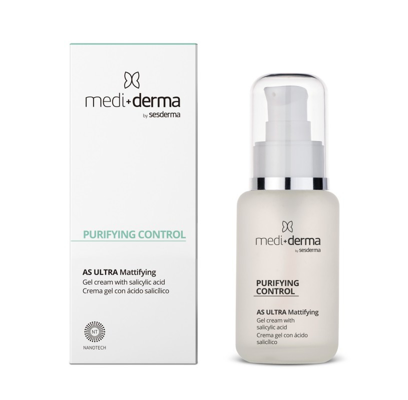 Себорегулювальний гель-крем для обличчя Medi+derma Facial Gel Cream Sebum Regulator 50 мл Дніпро - фото 1