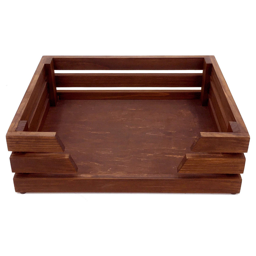 Лежак деревянный для собаки 