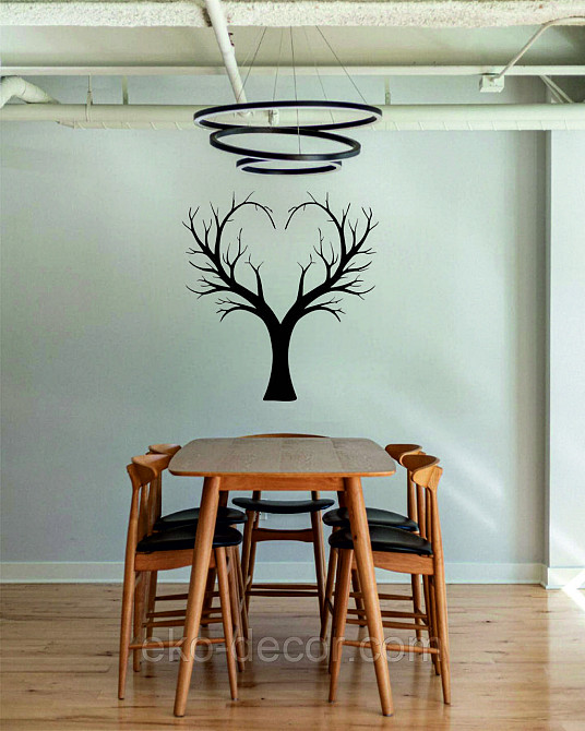 Декоративне настінне 3D Панно «Дерево Серце»  Декор на стіну з об'ємом Київ - фото 3