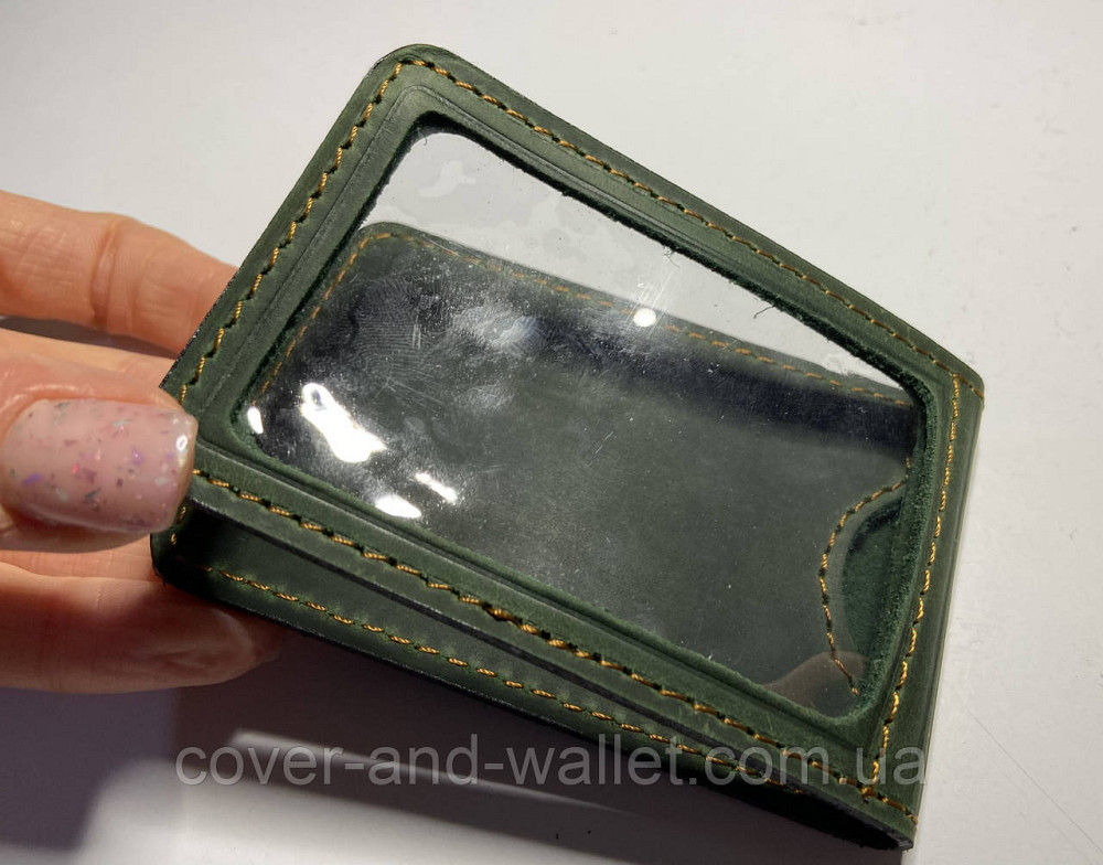 Обкладинка на нове посвідчення Державна прикордонна служба зеленого кольору Київ - фото 4