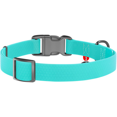 Ошейник для животных WAUDOG Waterproof пластиковая пряжка-фастекс Ш 15 мм Д 25-35 см ментол (2744) Винница - изображение 2