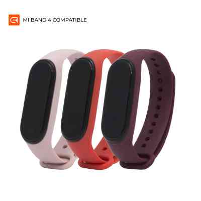 Ремінець до фітнес браслета Armorstandart комплект 3шт Xiaomi Mi Band 4/3 Coral Rib (ARM56669) Вінниця