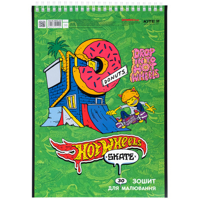 Альбом для рисования Kite Hot Wheels 30 листов (HW24-243) Винница - изображение 4