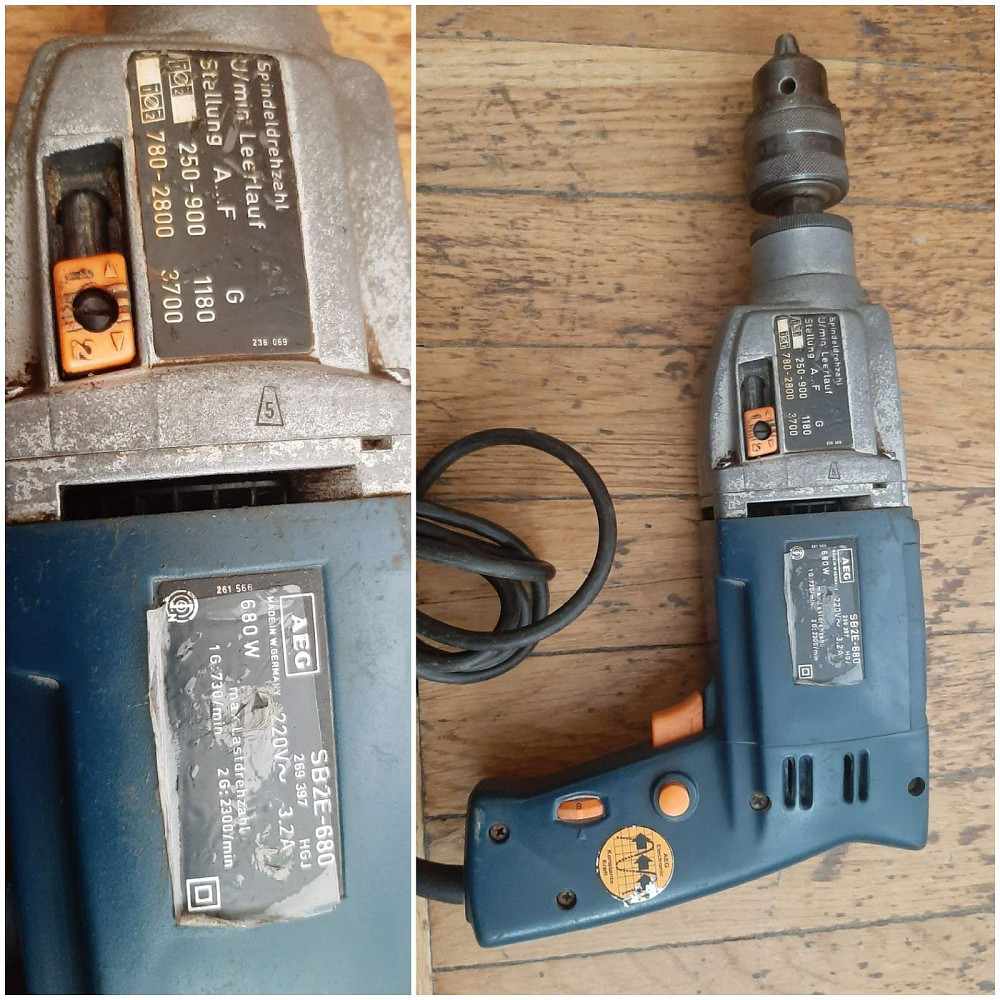 Дриль ударний AEG SB2E 680 (Б клас) Луцк - изображение 1