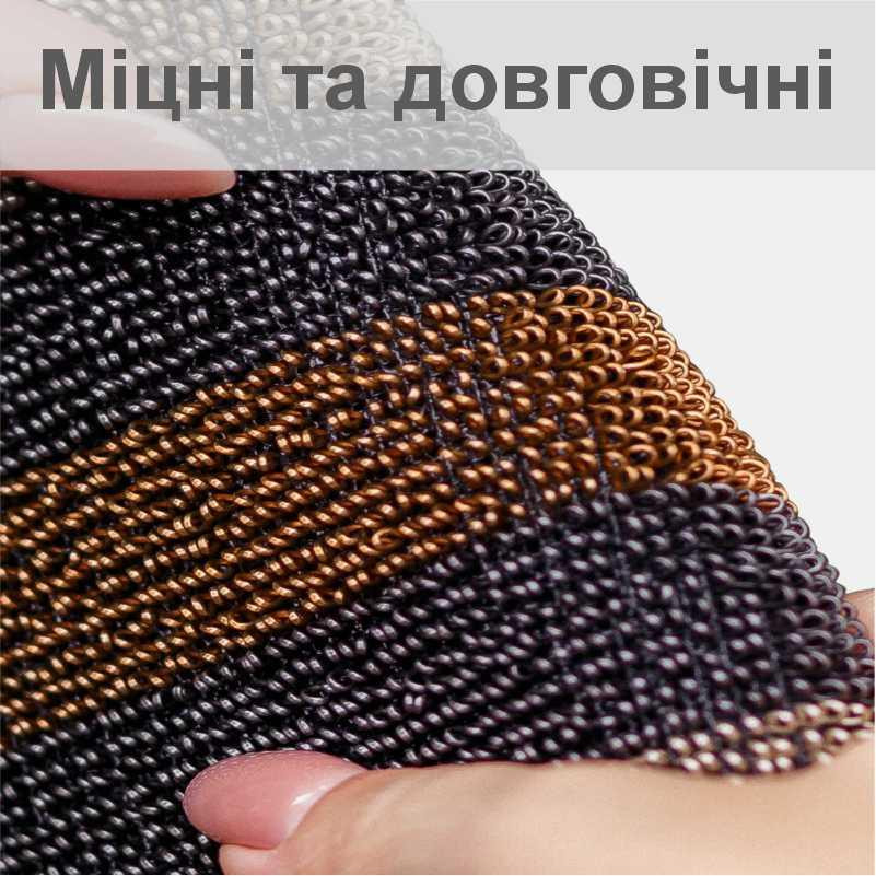 Дверной коврик Lovely Svi с петлевой щетиной 40 x 60 для внутреннего и наружного входа - Коричневая полоска Киев - изображение 7