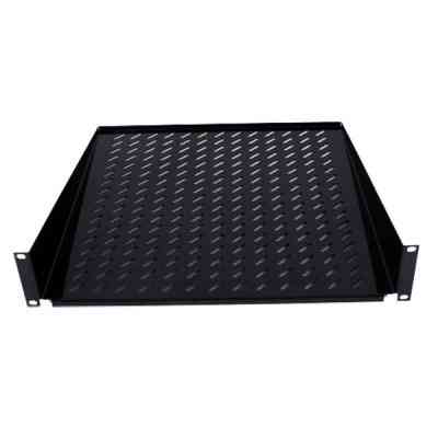 Полка 19" Eserver 2U глуб. 400 мм. консольная (PK-2U-400-B) Винница