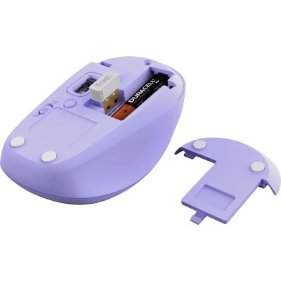 Мышка Trust Yvi+ Multi-Device Wireless/Bluetooth Purple (25583) Винница - изображение 4