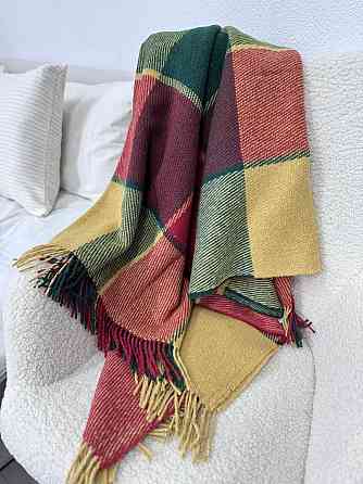 Vladi Плед Vladi 170x210 см вовняний 70% червоно-зелений 01/LIAM Коломия