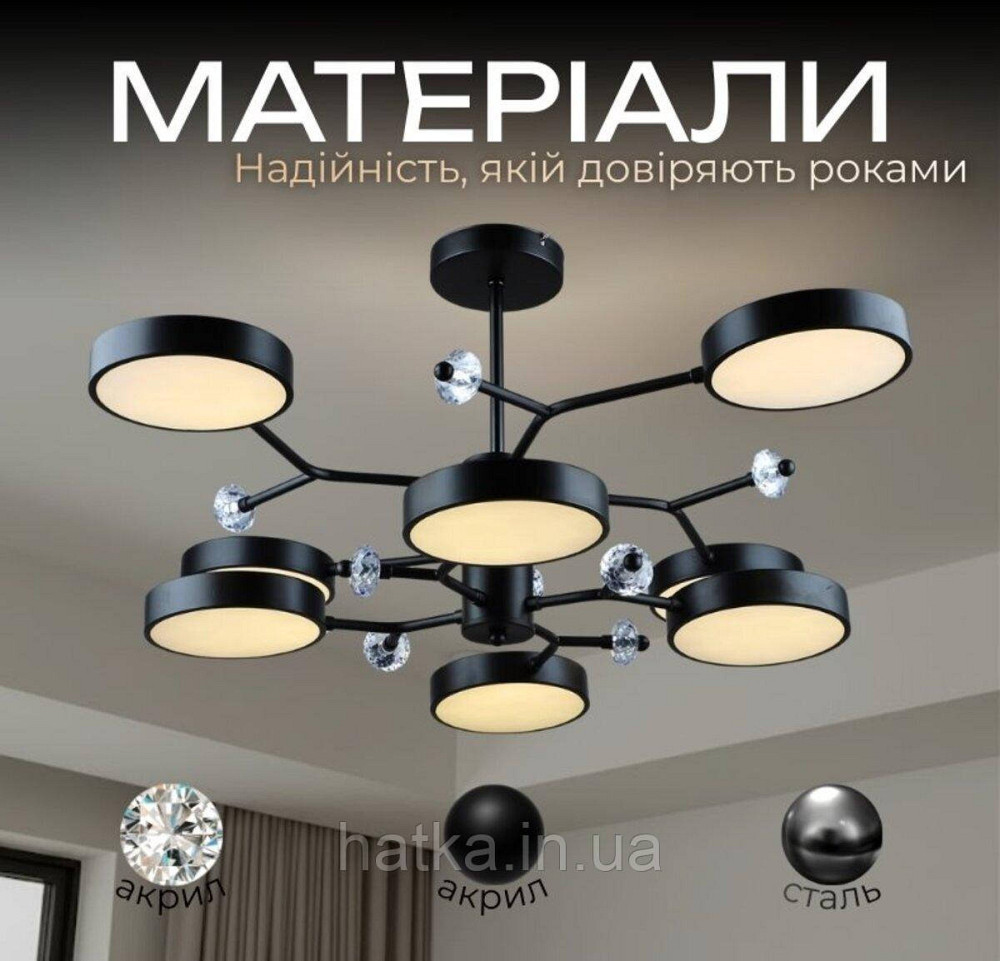 Люстра подвесная Sirius N5502/8 на 8 плафонов Киев - изображение 4