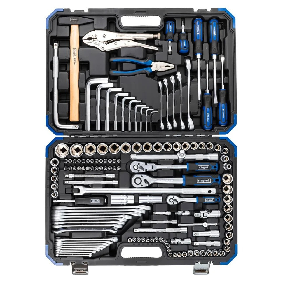 Набір інструментів 142 предмета 1/2", 3/8", 1/4" SCHEPPACH SCH-41421-5 Одеса - фото 1