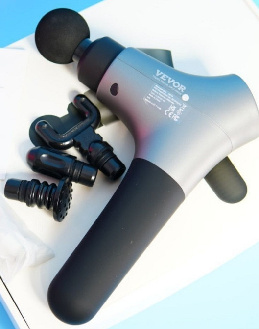 Электрический перкуссионный массажер для мышц VEVOR, 12 В, 2500 мАч, 6. Харьков - изображение 4