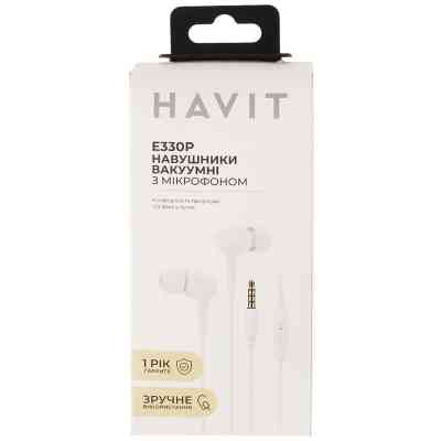 Навушники Havit HV-E330P White (HV-E330P) Вінниця