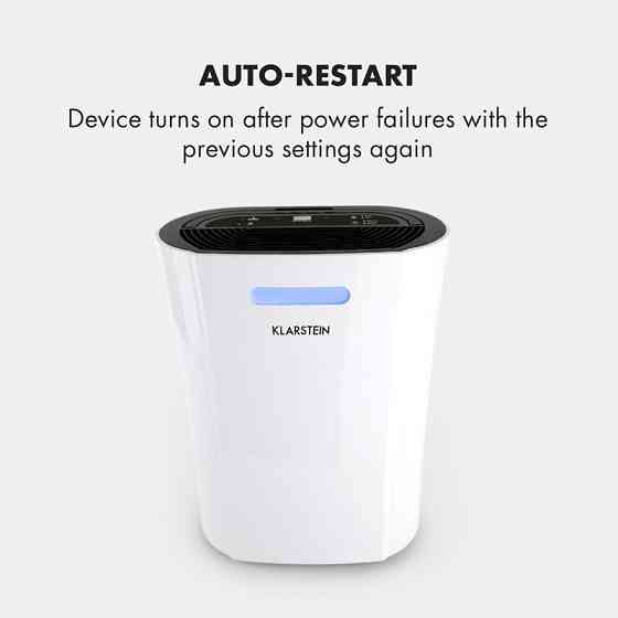 Осушувач AeroDry 10 265 Вт 10 л/д 135м3/год 25 м2 DrySelect 37дБ білий (Німеччина, читати опис) Рівне