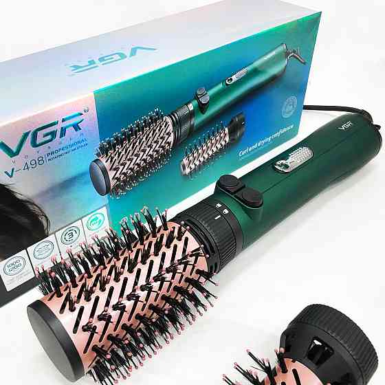 Фен гребінець для укладання локонів VGR, Фен з холодним повітрям для укладання стайлер NK-57 Івано-Франківськ