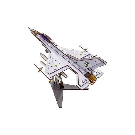 Дерев'яний 3D конструктор "F16" Арт-26913, 79 деталей Вінниця