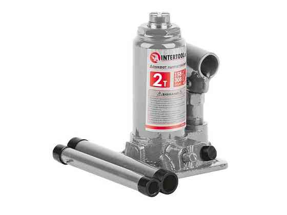 Домкрат стовпчик одноштоковий 2т, 158-308мм GT0021 ТМ INTERTOOL Київ